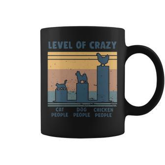 Level Of Crazy Chicken Lover Coffee Mug | Mazezy