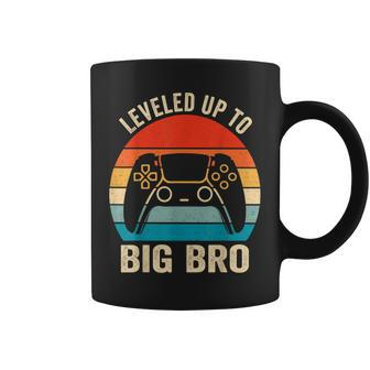 Leveled Up To Big Brother Est 2024 Promoted To Big Bro Coffee Mug - Thegiftio UK