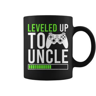 Leveled Up Promoted To Uncle 2024 New Uncle Video Game Coffee Mug - Monsterry DE