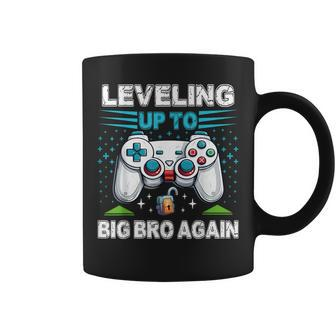 Leveling Up To Big Bro Again 2024 Gamer Coffee Mug - Monsterry CA