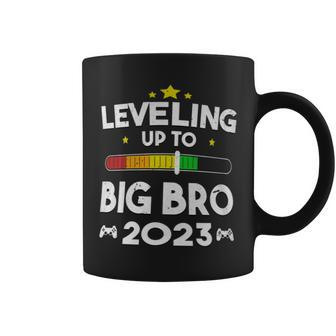 Leveling Up To Big Bro Promoted To Brother Est 2023 Loading Coffee Mug - Monsterry CA