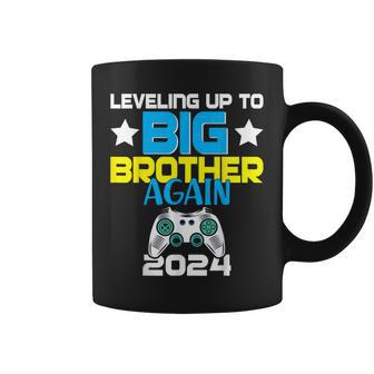 Leveling Up To Big Brother Again 2024 Pregnancy Announcement Coffee Mug - Thegiftio UK