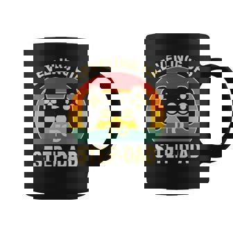 Leveling Up To Step-Dad Video Games Lover Father's Day Coffee Mug - Thegiftio UK