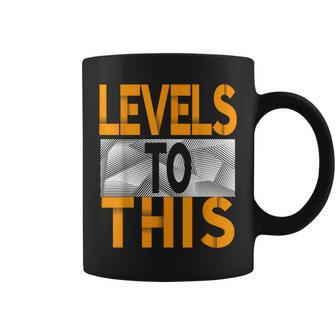 Levels To This Orange Color Graphic Coffee Mug - Monsterry DE