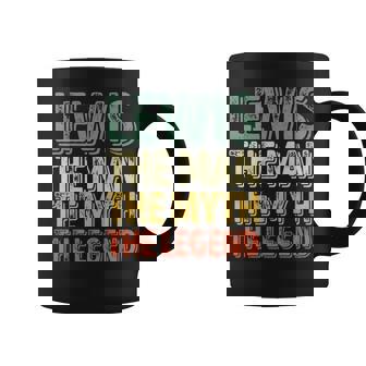 Lewis The Man The Myth The Legend First Name Lewis Coffee Mug - Seseable