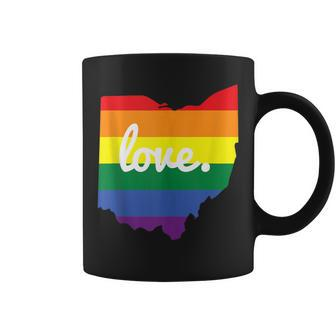 Lgbt Gay Pride Ohio Love Coffee Mug - Monsterry DE