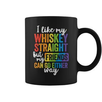 Lgbt Pride Ally Pun March Parade Whiskey Equality Dont Hate Coffee Mug - Monsterry