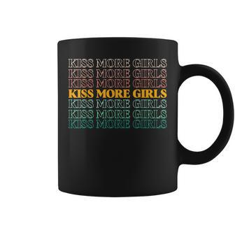Lgbtq Kiss More Girls Gay Pride Lesbian Pride Month Coffee Mug - Monsterry