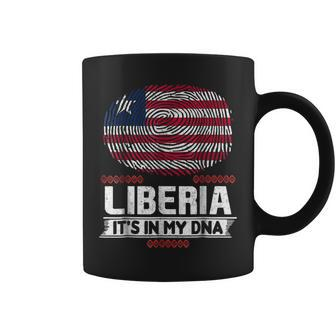 Liberia It's In My Dna Liberian Flag Coffee Mug | Crazezy