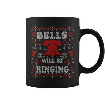 Liberty Bell Philadelphial Ring The Bell Ugly Christmas Coffee Mug - Seseable