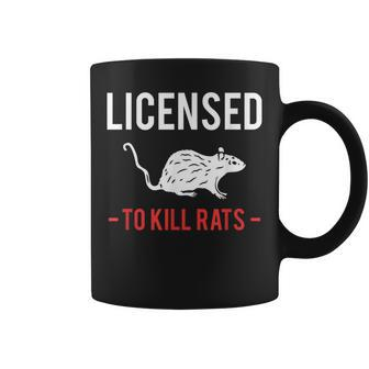 Licensed To Kill Rats Exterminator Pest Control Coffee Mug - Seseable