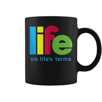 Life On Life's Terms Aa Na Sobriety Recovery Coffee Mug - Monsterry