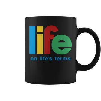 Life On Life's Terms Sobriety Recovery Aa Na Coffee Mug - Monsterry DE