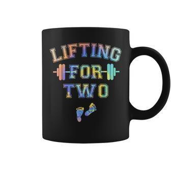 Lifting For Two Pregnancy Workout Coffee Mug - Seseable
