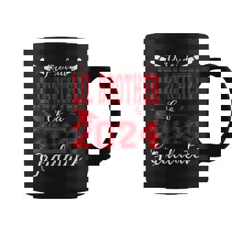 Lil Brother Senior 2024 Proud Lil Brother Of A 2024 Graduate Coffee Mug - Seseable