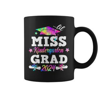 Lil Miss Kindergarten Grad Tie Dye Last Day Graduation Coffee Mug - Monsterry DE