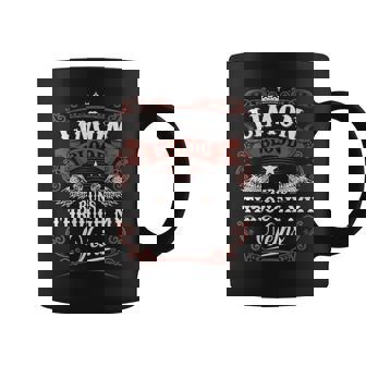 Limon Blood Runs Through My Veins Vintage Family Name Coffee Mug - Seseable