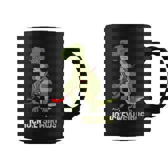 Lindo Dinosaurio Hockey Sobre Hielo Dinosaurio Hockeysaurus Taza de café - Regaloses