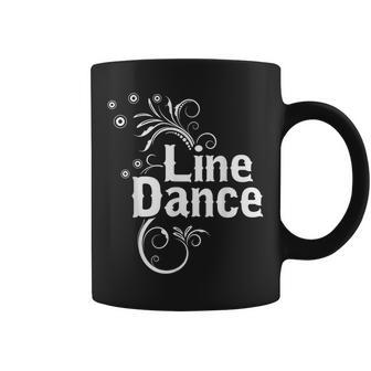 Line Dance Country Music Western Dancing Dancer Woman Girls Coffee Mug - Thegiftio UK