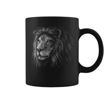 Lion Apparel Hand Drawing Game Day Vintage Detroit Coffee Mug - Monsterry CA