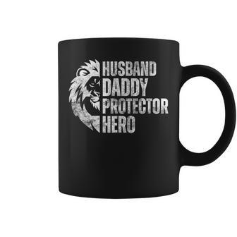 Lion Dad Husband Daddy Protector Hero Fathers Day Coffee Mug - Thegiftio UK