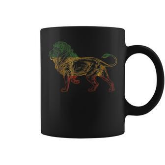 Lion Of Judah Rasta Reggae Ethiopia Jamaica Coffee Mug - Monsterry AU