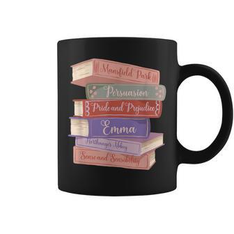 Literacy Austen Novels Romance Books Literary Jane Austen Coffee Mug - Monsterry