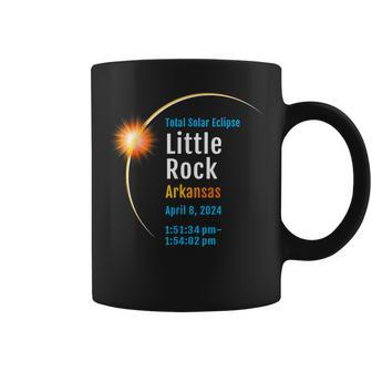 Little Rock Arkansas Ar Total Solar Eclipse 2024 1 Coffee Mug - Monsterry CA