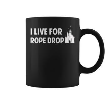 I Live For Rope Drop Coffee Mug - Monsterry UK