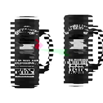 Lo Siento No Estaba Escuchando Pensando En El Amante De Palestina Taza de café - Regaloses