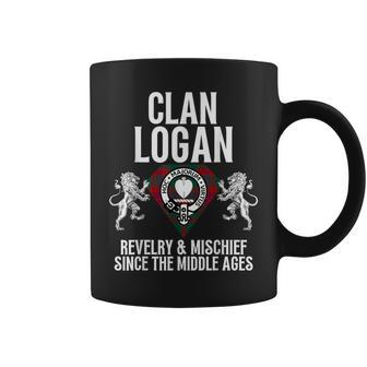 Logan Clan Scottish Name Coat Of Arms Tartan Family Party Coffee Mug - Seseable