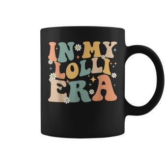 In My Lolli Era Lover Groovy Retro Mom Mother's Day Coffee Mug - Monsterry