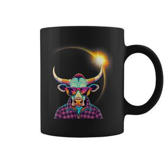 Longhorn 2024 Solar Eclipse In Texas 40824 Total Eclipse Coffee Mug - Seseable