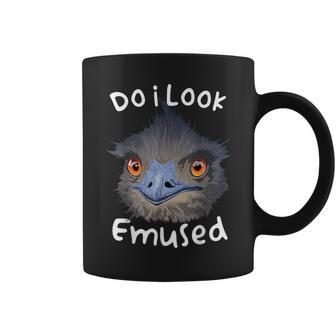 Do I Look Amused Australian Emu Bird Love Emus Coffee Mug - Monsterry CA