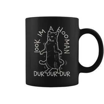 Look I M A Hooman cat Coffee Mug | Crazezy AU