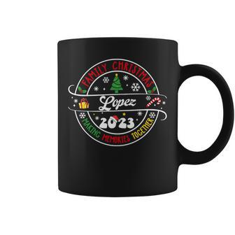 Lopez Family Name Christmas Matching Surname Xmas 2023 Coffee Mug - Seseable