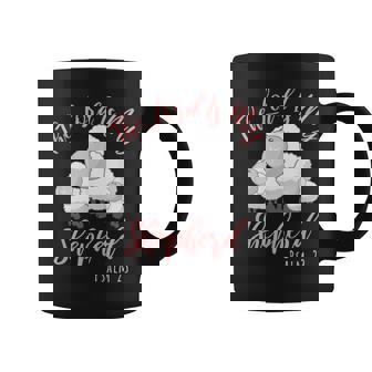 The Lord Is My Shepherd Psalms 23 Bible Christian Coffee Mug - Monsterry