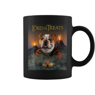 Lord Of The Treats & Cute Old English Bulldog Puppy Coffee Mug - Monsterry DE