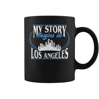 Los Angeles Born In Los Angeles Coffee Mug - Monsterry