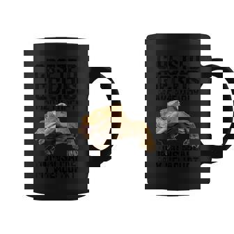 Los Divertidos Geckos Con Cresta Me Hacen Feliz Los Humanos Taza de café - Regaloses