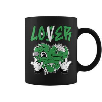 Loser Lover Green Drip Heart Matching Outfit Women Coffee Mug - Seseable