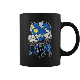 Loser Lover Heart Dripping Graffiti Racer Blue Matching Coffee Mug - Seseable