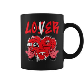 Loser Lover Red Drip Heart Matching Outfit Women Coffee Mug - Thegiftio UK