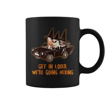 Get In Loser We're Going Hexing Witches Costume Coffee Mug - Monsterry DE