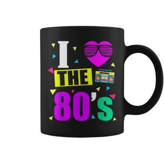 I Love 80'S 80S Retro Motto Tassen - Seseable
