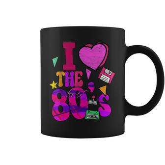 I Love The 80S Retro Vintage Eighties Style 1980 Coffee Mug - Monsterry
