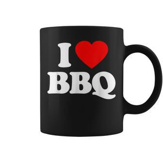 I Love Bbq Heart Coffee Mug | Crazezy DE