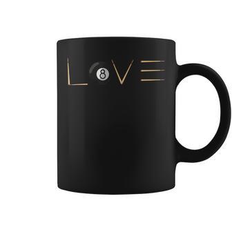 I Love Billiard Pool 8 Ball Snooker Player Coffee Mug - Thegiftio UK