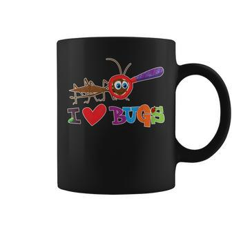 I Love Bugs Cute Walking Stick Bug Coffee Mug - Monsterry DE