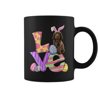 Love Bunny Sussex Spaniel Dog Easter Eggs Easter Day Coffee Mug - Seseable